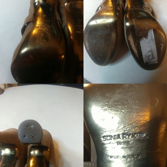 SONIA RYKIEL PARIS GREY HIGH HEEL suede platform - Picture 2 of 8